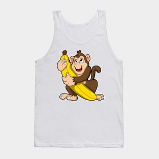Monkey with Banana Tank Top